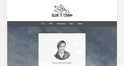 Desktop Screenshot of ellietstudio.com